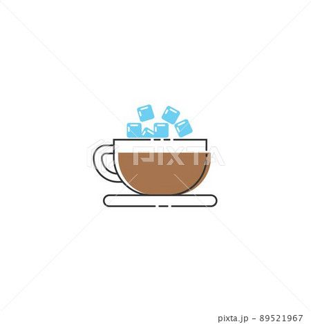 Summer drink icon logo design illustration template Summer drink icon logo design illustration template 89521967