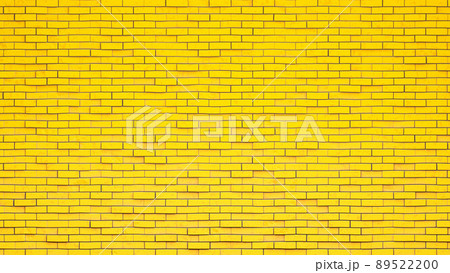 Brick wall yellow for texture background. 89522200