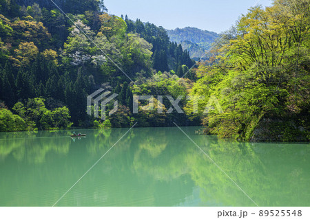 春の只見川 89525548