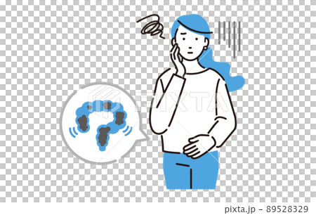 患有便秘的女人 89528329