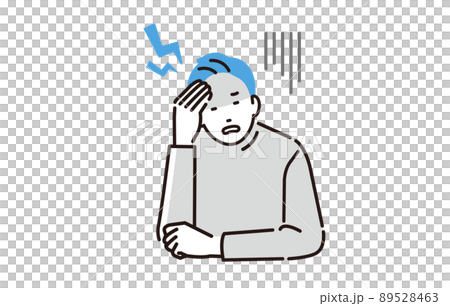 Man with a headache Man with a headache 89528463