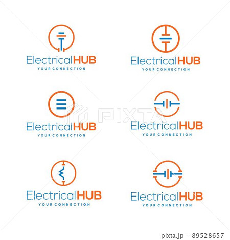 Modern and unique electric company logo design 21 89528657