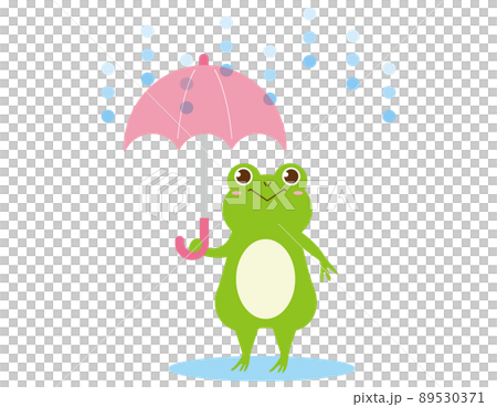 Cute frog vector illustration 89530371