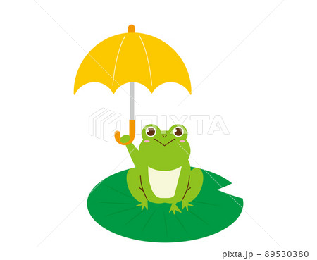 かわいいカエル ベクターイラストのイラスト素材 かわいいカエル ベクターイラストのイラスト素材