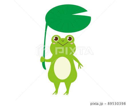 かわいいカエル　ベクターイラスト 89530398