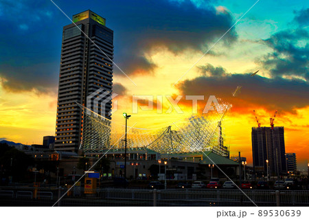 神戸ハーバーランド夕暮れ 神戸ハーバーランド夕暮れ 89530639