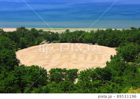 【香川県】新緑の銭形砂絵 【香川県】新緑の銭形砂絵 89531196