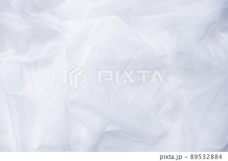 ファブリック 背景素材 白 white ホワイト チュール テキストスペース ファブリック 背景素材 白 white ホワイト チュール テキストスペース 89532884