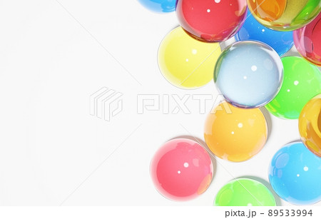 3D素材_ビー玉 89533994
