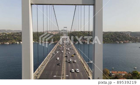Drone Shot Istanbul Bridge Drone Shot Istanbul Bridge 89539219