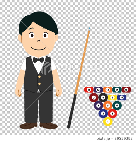 台球男孩圖 89539392