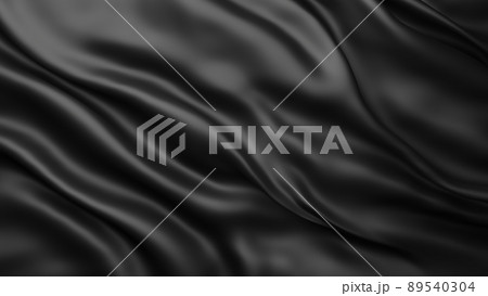 Black fabric background with copy space 3d render Black fabric background with copy space 3d render 89540304