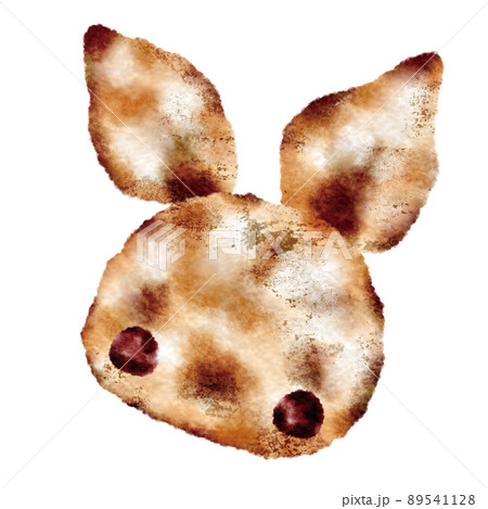 ウサギの形のパン 89541128