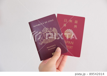 チリと日本のパスポート 89542014
