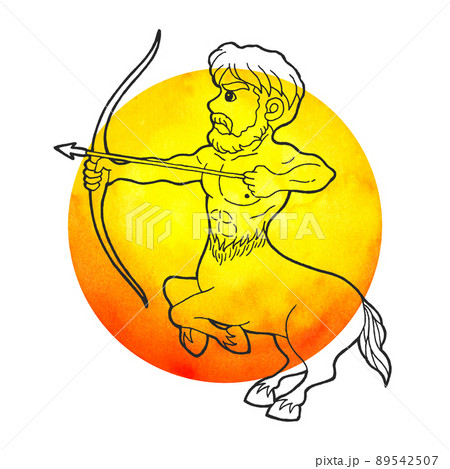 sagittarius zodiac astrology horoscope symbol sign logo icon design in fire element color art background watercolor painting cartoon drawing illustration fortune sagittarius zodiac astrology horoscope symbol sign logo icon design in fire element color art background watercolor painting cartoon drawing illustration fortune 89542507