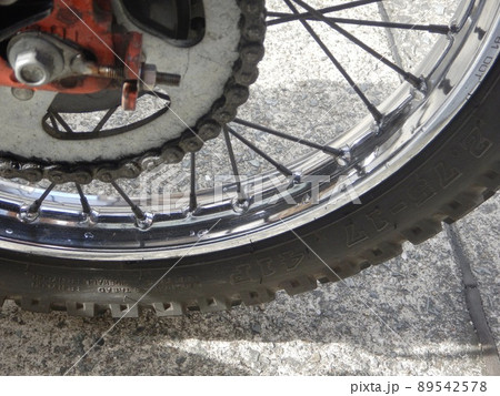 バイク整備 部分拡大 ハンターカブ バイク整備 部分拡大 ハンターカブ 89542578