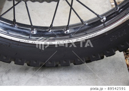 バイク整備　部分拡大　ハンターカブ　 89542591