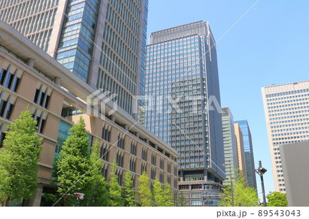 丸の内ビルディングと新丸ビル オフィスビル 東京都千代田区丸の内 三菱地所 丸の内ビルディングと新丸ビル オフィスビル 東京都千代田区丸の内 三菱地所 89543043