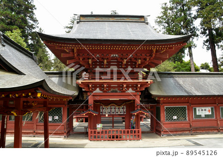 群馬県富岡市 上野国の一之宮貫前神社 楼門 群馬県富岡市 上野国の一之宮貫前神社 楼門 89545126