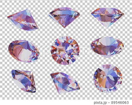 Brilliant cut gems 89546063