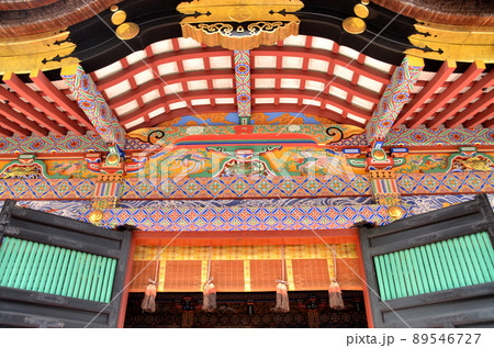 群馬県富岡市 上野国の一之宮貫前神社 拝殿 群馬県富岡市 上野国の一之宮貫前神社 拝殿 89546727