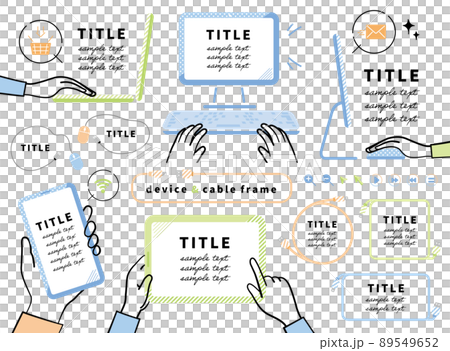 Device operation and cable frame set A07 89549652