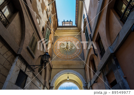 Bell and Clock Tower in Piazza della Loggia - Brescia Lombardy Italy Bell and Clock Tower in Piazza della Loggia - Brescia Lombardy Italy 89549977