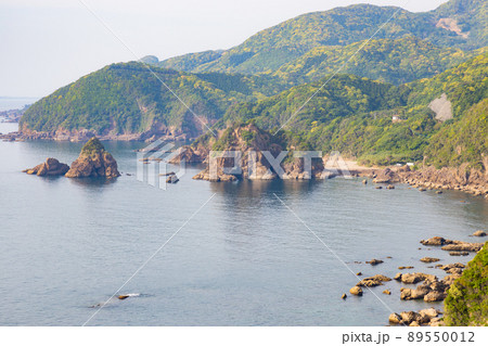 天草西海岸の象さん岩 穴の口岩 天草西海岸の象さん岩 穴の口岩 89550012