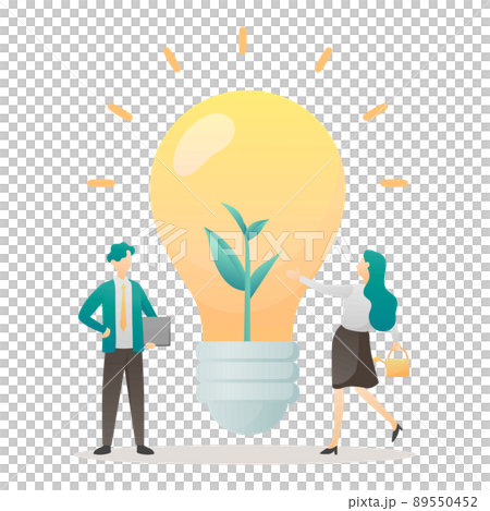 環境問題についてアイディアを出す人たち 環境問題についてアイディアを出す人たち 89550452