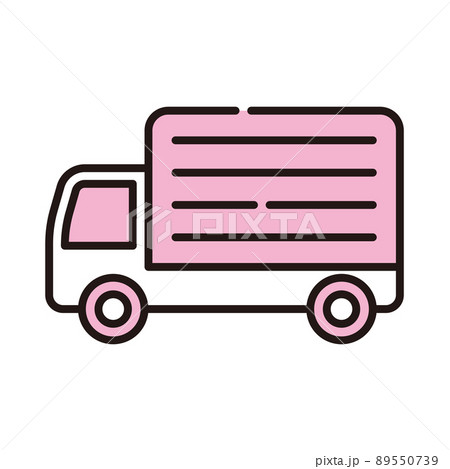 トラック アイコンのイラスト素材
