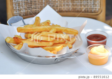 French fries or fried potato , fries 89551612