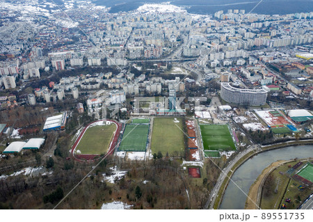 Aerial urban landscape Aerial urban landscape 89551735