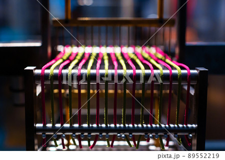 Looms, accessories, woven scarves, colored threads Looms, accessories, woven scarves, colored threads 89552219