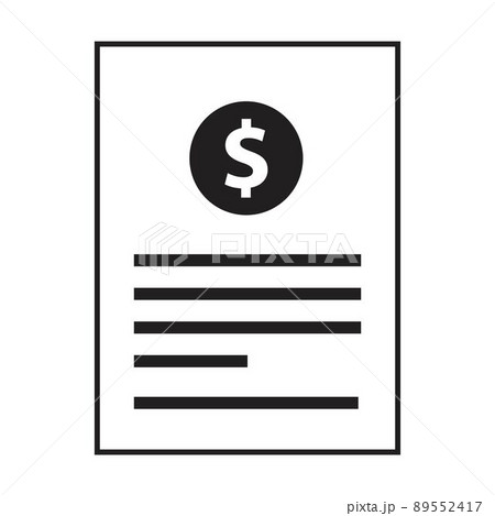 Record icon vector for business file data and documentation report in a glyph illustration Record icon vector for business file data and documentation report in a glyph illustration 89552417