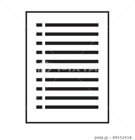 Task icon vector for business file data and documentation report in a glyph illustration Task icon vector for business file data and documentation report in a glyph illustration 89552418
