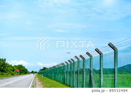 Airport on a small island in the tropics Airport on a small island in the tropics 89552494