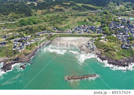 小砂川海岸　空撮 89557424