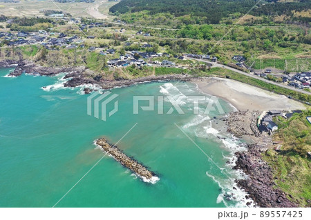 小砂川海岸　空撮 89557425