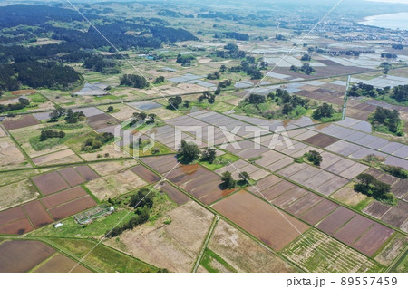 象潟　九十九島　空撮 89557459