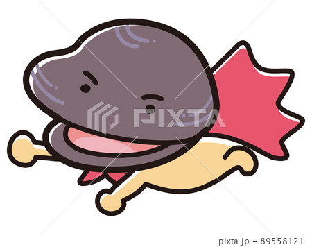 しじみのヒーローキャラクターのイラスト 89558121