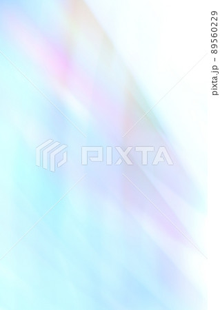 レインボーカラーの背景　ゆるやかな流れ・ライン　ファンタジー　 89560229