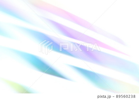 レインボーカラーの背景　ゆるやかな流れ・ライン　ファンタジー　 89560238