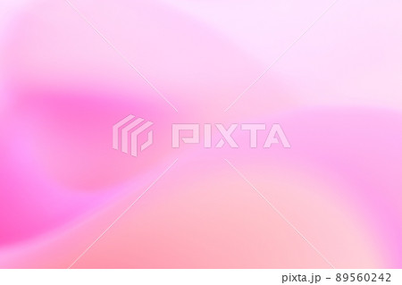 ピンク色系の背景 緩やかな流れ ライン グラデーションの写真素材