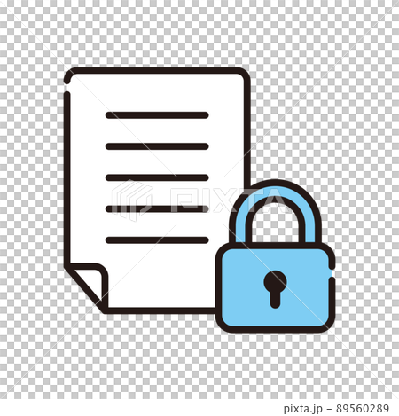 Documents Secret Security [Business Icon Series] 89560289