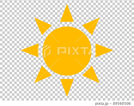 Simple sun illustration 5 - Stock Illustration [89560506] - PIXTA