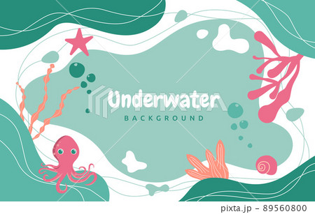 Ocean Underwater Animal Life Sea Beach Liquid Background 89560800