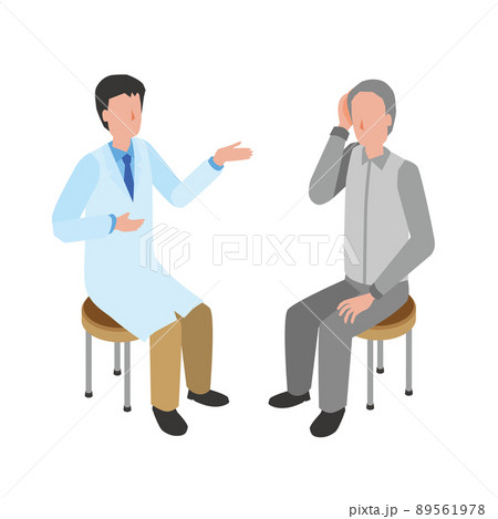 カウンセリングをする男性 89561978