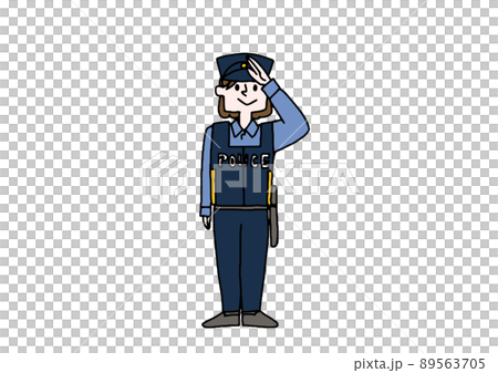 Female police officers, various occupations in which women play an active role, comical handwritten figures, vectors, and color drawings Female police officers, various occupations in which women play an active role, comical handwritten figures, vectors, and color drawings 89563705