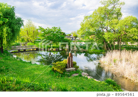 名水百選　安曇野わさび田湧水群 89564561