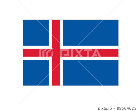 アイスランドの国旗 89564625